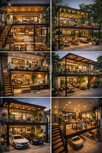 Mezannine Cafe Modern di Sukmajaya